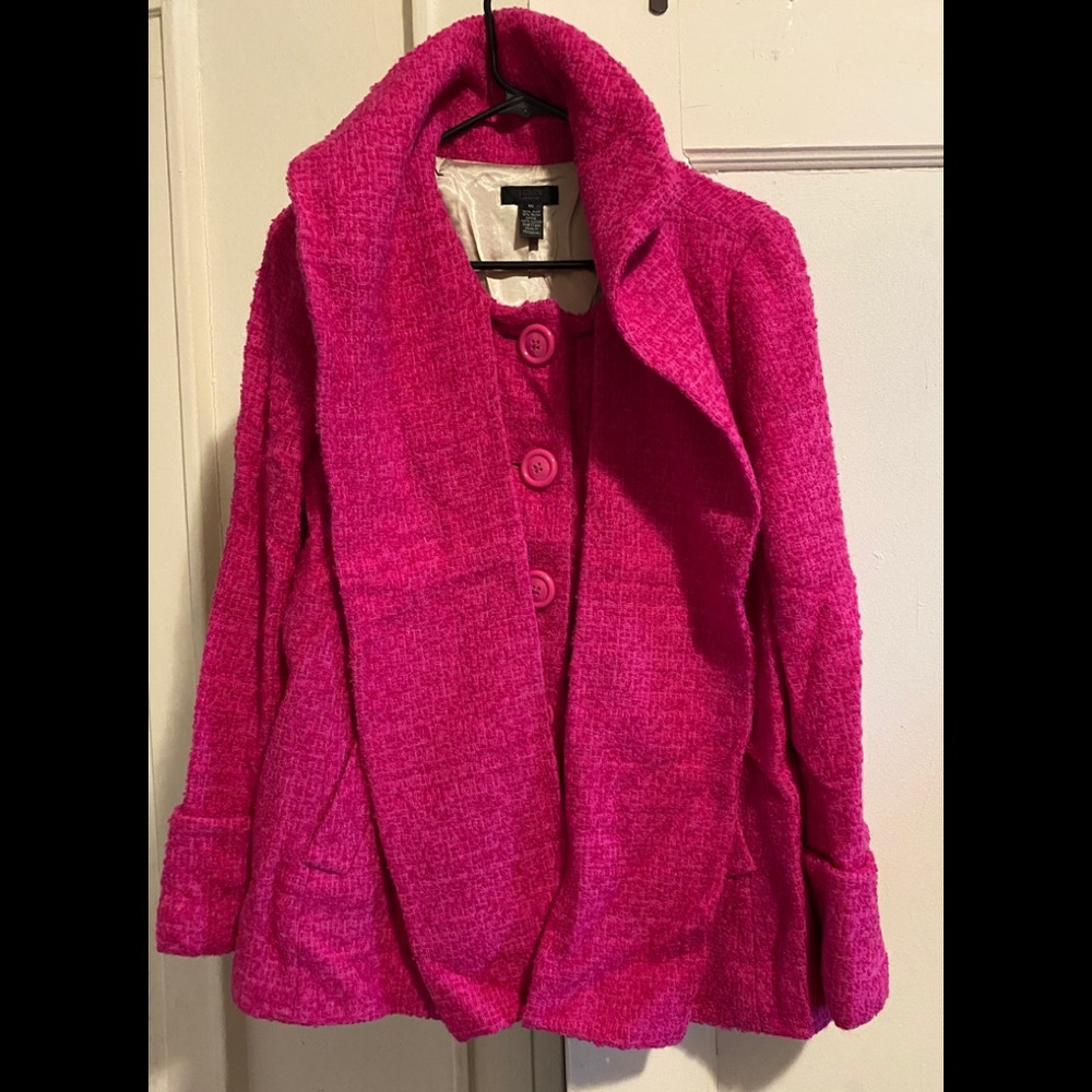 J Crew Pink Coat